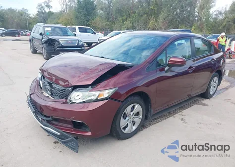 2014 Honda Civic Lx z USA, uszkodzony, nr VIN 19XFB2F58EE247980